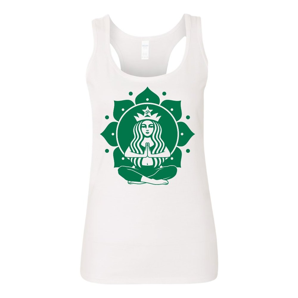 Yoga Coffee Softstyle Racerback Tank